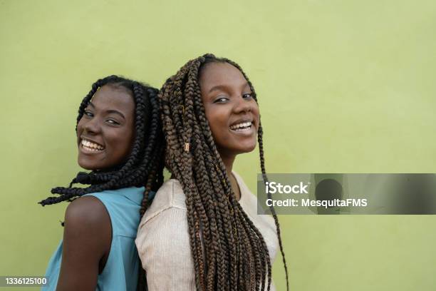 Braid Style Afro Women Stock Photo - Download Image Now - Teenager, African-American Ethnicity, African Ethnicity