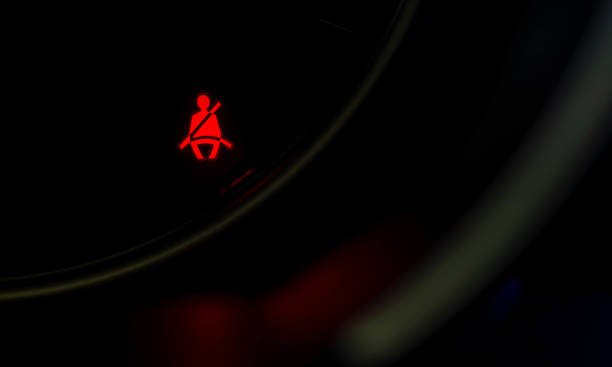 lampka ostrzegawcza pasów bezpieczeństwa - warning sign seat belt zdjęcia i obrazy z banku zdjęć