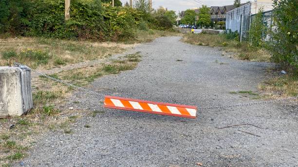 istock ramp stop sign restriction area no more way closed gates 1336134216