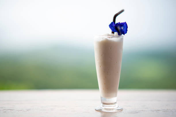 istock Vanilla Milkshake Smoothie in a Coffee Shop 1336134420