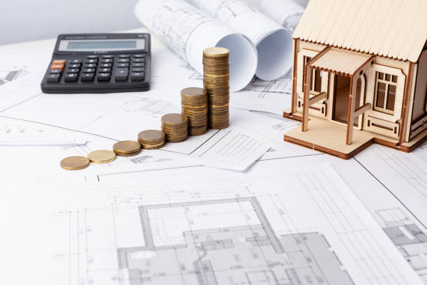 istock rising design prices, rising construction prices. Copy space 1336136032