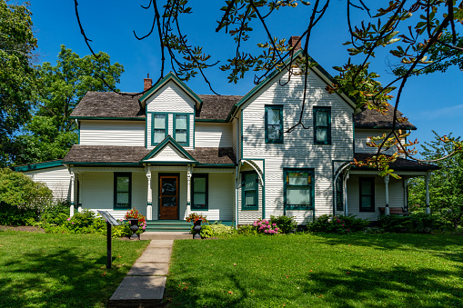 The Miller's House at Decew Falls, Scene of the Morningstar SAW Mill, St. Catharines, Canada.