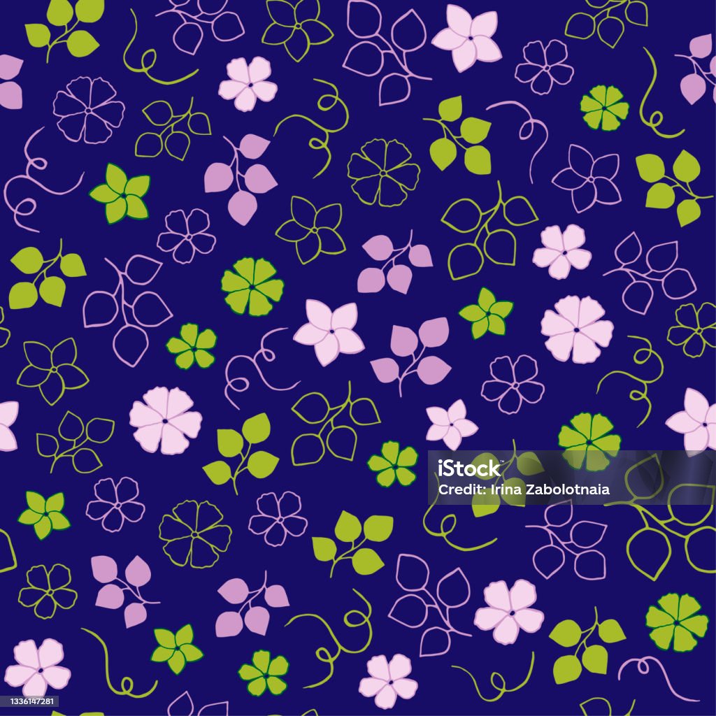 Spring Pattern Frame Seamless Spring Patterns And Frames Stock Illustration - Download Image ...