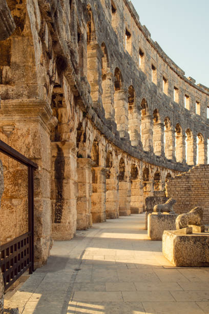 istock Roman Amphitheater in Pula Croatia 1336148364