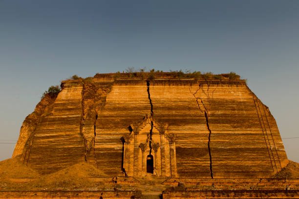 Mingun Pahtodawgyi in Mandalay, Myanmar.