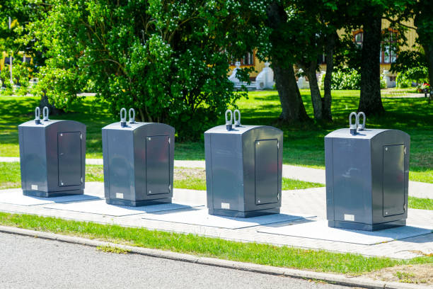 istock new waste sorting containers on the city street 1336155093