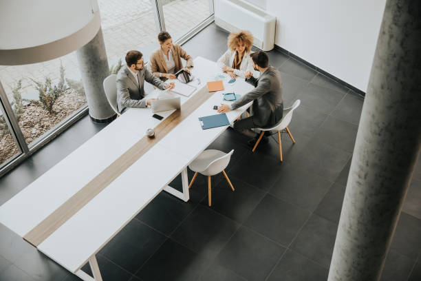 istock Multiethnic business people working together in the office 1336160271