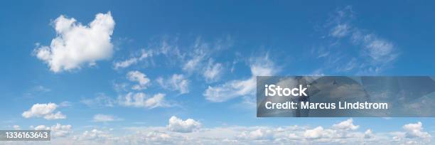 Bright Summer Sky On A Beautiful Day Stock Photo - Download Image Now - Sky, Cloud - Sky, Cloudscape