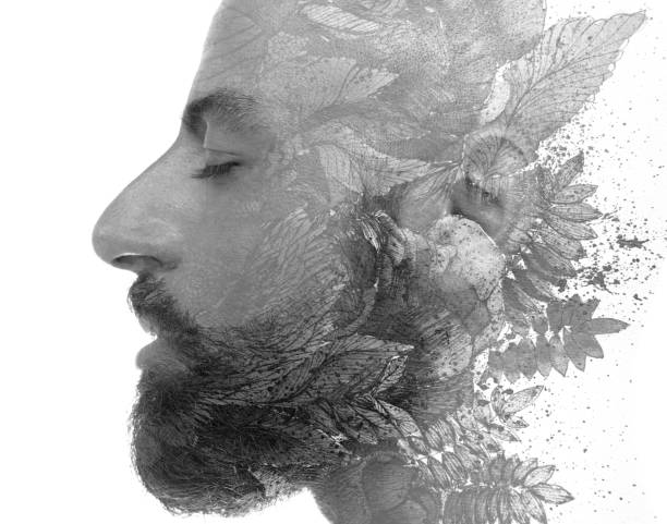 istock A portrait of a man with ashy plants 1336167888
