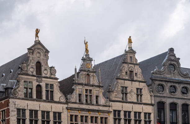 istock 4 gables on Grote Markt of Antwerp, Belgium 1336168966