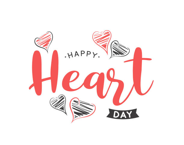 World Heart Day background. September 29. Vector World Heart Day background. September 29. Vector illustration. EPS10 World Heart Day  stock illustrations