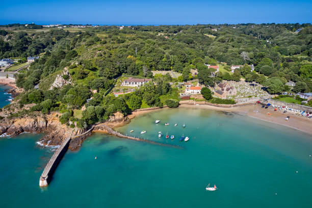 istock St Brelades Bay, Jersey, CI 1336189052