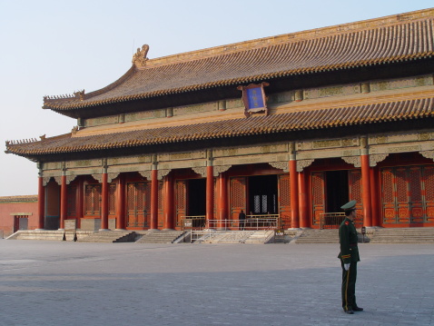 In Beijing, China, Tiananmen Square / Beihai Park, Forbidden City...