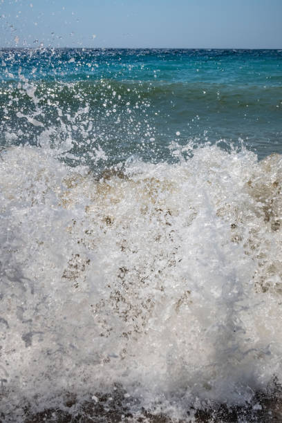 istock clear sea and waves on the shore in summer 1336193701