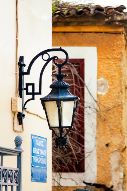 Close-up of a vintage street lamp