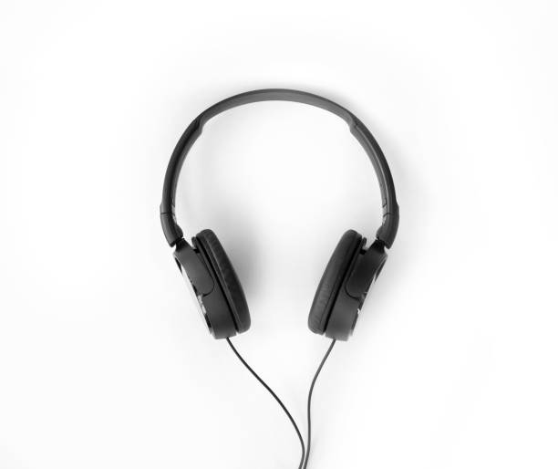 istock Wireless headphones or headset. Technology device items, gadgets or products. Music 1336205511