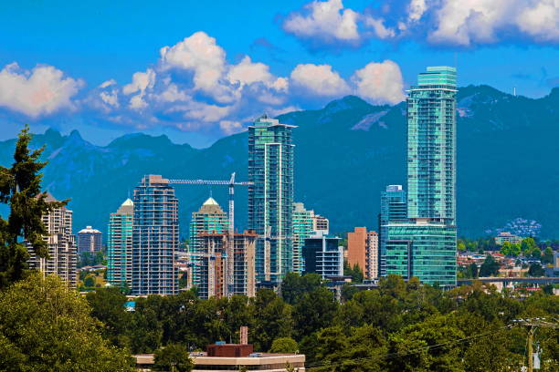 istock Construction of New Residential District in Burnaby city 1336209364