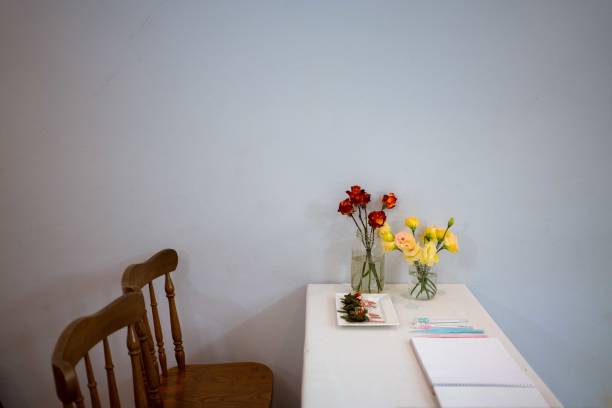 istock Wedding decoration with flowers. 1336210467