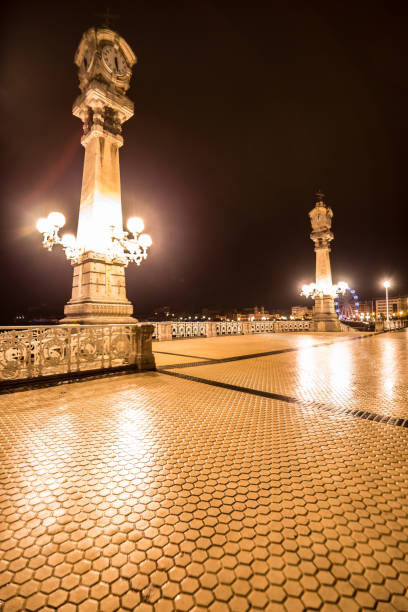 istock San Sebastian promenade at night 1336219942