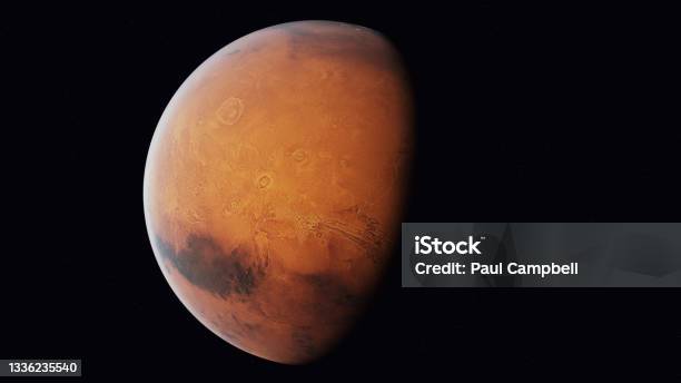 Mars Red Planet Exploration High Resolution Image Stock Photo - Download Image Now - Mars - Planet, Determination, Ice
