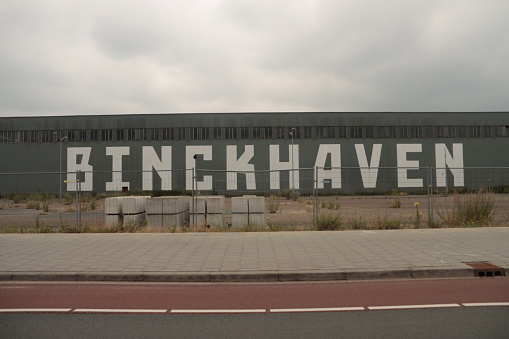 Binckhaven as part of old harbor Binckhorst in The Hague the Netherlands
