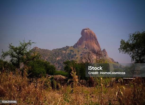 Lanscape With Mataya Village Of Sara Tribe People Guera Chad Stock Photo - Download Image Now