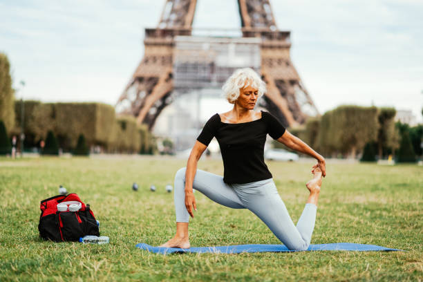 istock Recreation in Paris near Eiffel tower 1336244069