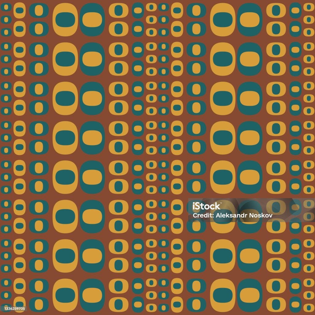 Abstract Pattern Rounded Rounded Abstract Seamless Pattern Accent For Any Surfaces Stock ...