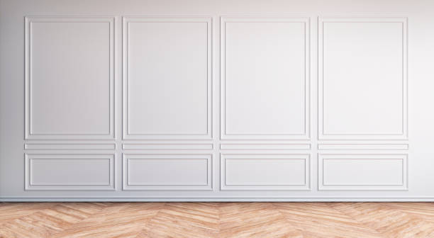 istock Classic white antique design interior living room wall 1336266751