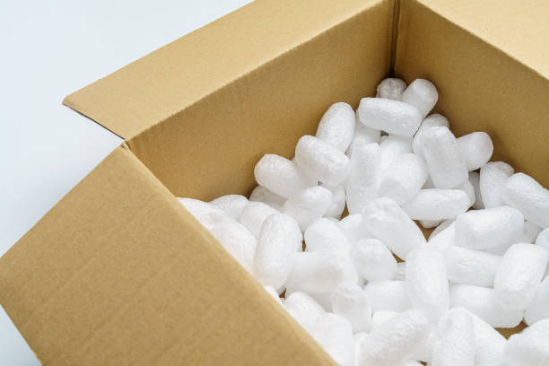 istock Cardboard box and  packing supplies 1336268692