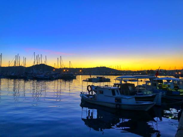istock Sunset Sea Aegean-Turkey 1336280655