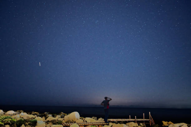 istock Night Sky Over The Sea 1336285280