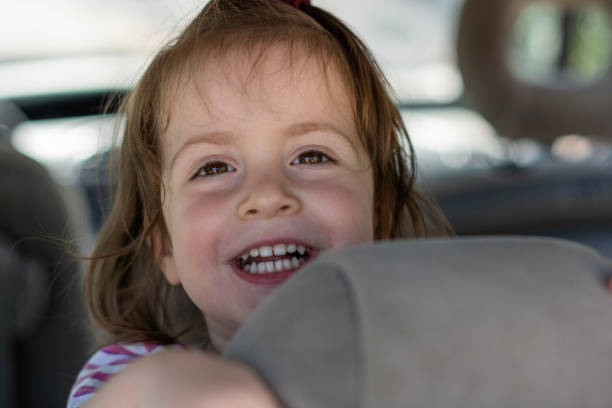 istock Child having fun on road trip 1336293284
