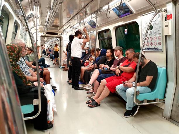 istanbul metro - innen - wiedenmeier istanbul stock-fotos und bilder