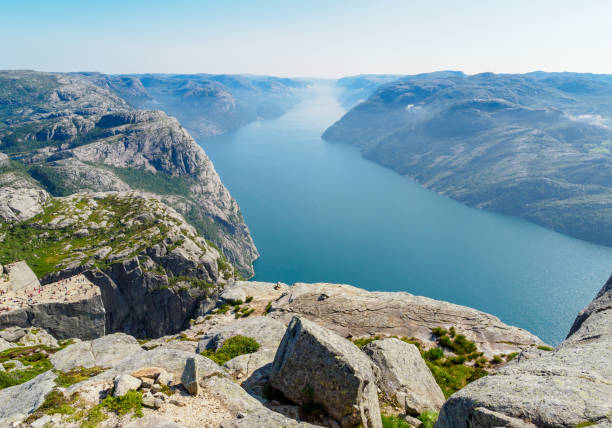 istock Preikestolen, the famous pulpit rock from above, Norway 1336319423