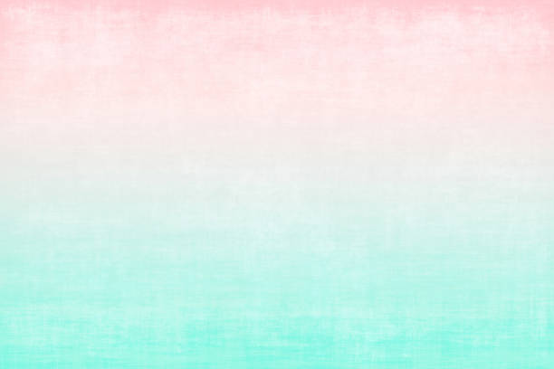 hintergrund pastell sommer frühling ombre pink millennial pale mint grün grunge gradient muster abstrakter beton marmor papier putty alte textur vignette minimalismus - schattiert stock-fotos und bilder
