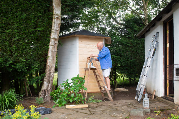 istock Painting Garden Outhouse 1336324379