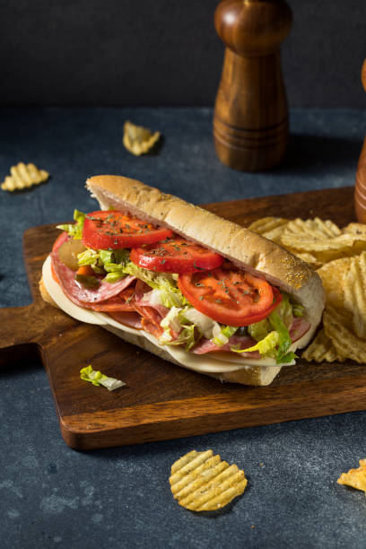 istock Homemade Cold Cut Italian Sub Sandwich 1336324516