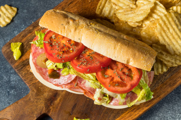 istock Homemade Cold Cut Italian Sub Sandwich 1336324522