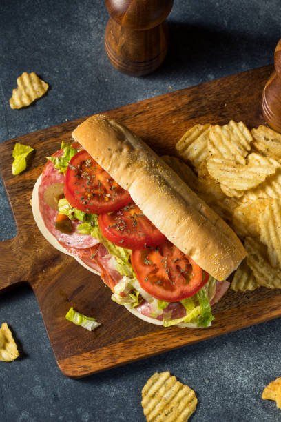 istock Homemade Cold Cut Italian Sub Sandwich 1336324526
