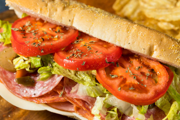 istock Homemade Cold Cut Italian Sub Sandwich 1336324530