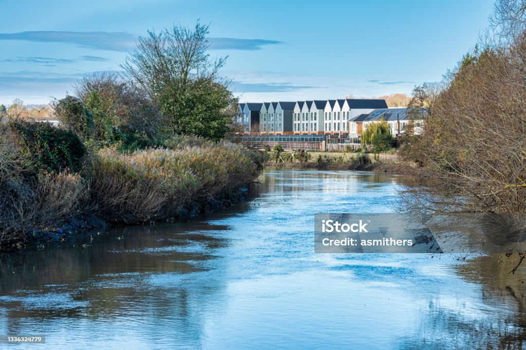 River Medway in Kent near Aylesford, Maidstone, Kent Maidstone Stock Photo