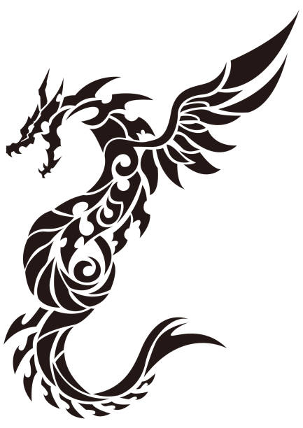 Tribal dragon.
Tribal tattoo design.
Material for stickers, embroidery and printing. Tribal dragon.
Tribal tattoo design.
Material for stickers, embroidery and printing. dragon tattoos stock illustrations
