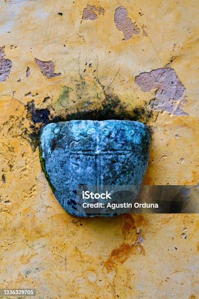 Religious Architecture In Asturias Stock Photo - Download Image Now - Agua Volcano, Ancient, Antique