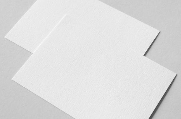 istock Textured A6 invitation card or flyer mockup, landscape orientation. 1336330003