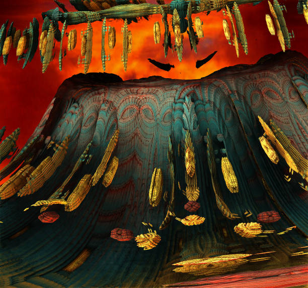 istock Logan's Run - Fractal Background - Stock Photo - 1336332676
