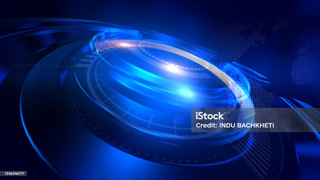 3D rendering background 3D rendering background is perfect for any type of news or information presentation. The background features a stylish and clean layout The Media Stock Photo
