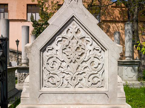 Unknown old tomb in the campus of Saint John church, Mcleodganj, Himachal Pradesh