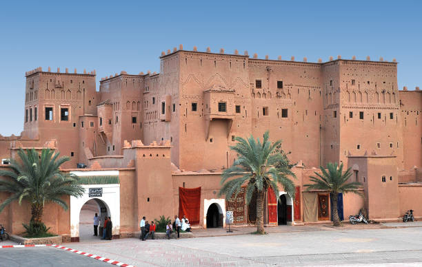 TAOURIRT Kasbah of Ouarzazate in Morocco TAOURIRT Kasbah of Ouarzazate in Morocco casbah stock pictures, royalty-free photos & images