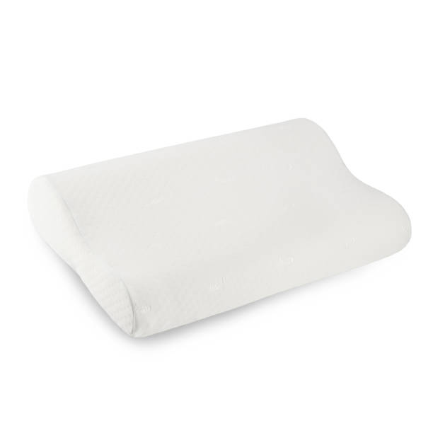 istock anatomical pillow made of foam material with memory effect, isolate on a white background 1336351381